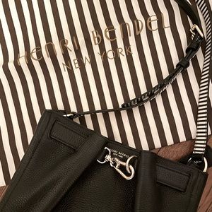Henri Bendel Black Leather purse